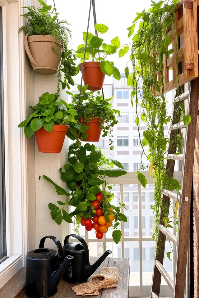 space saving vertical gardening