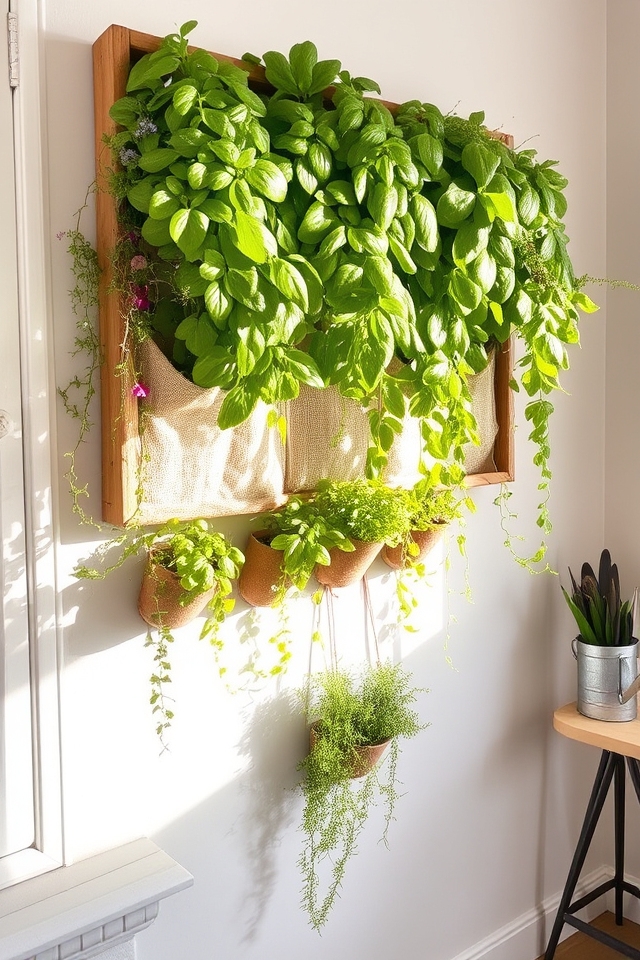 space saving vertical gardening solution