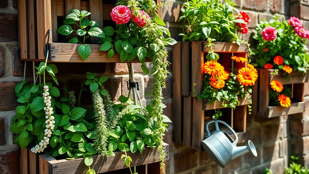 space saving vertical gardens