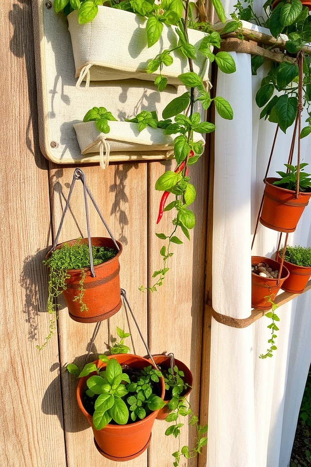 space saving vertical planters