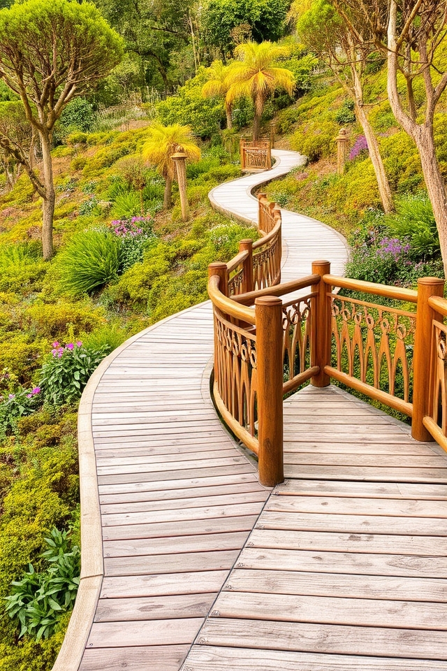 stable hillside walking paths