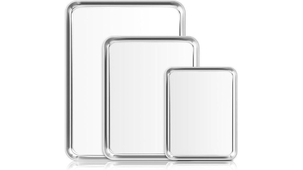 stainless steel cookie pans