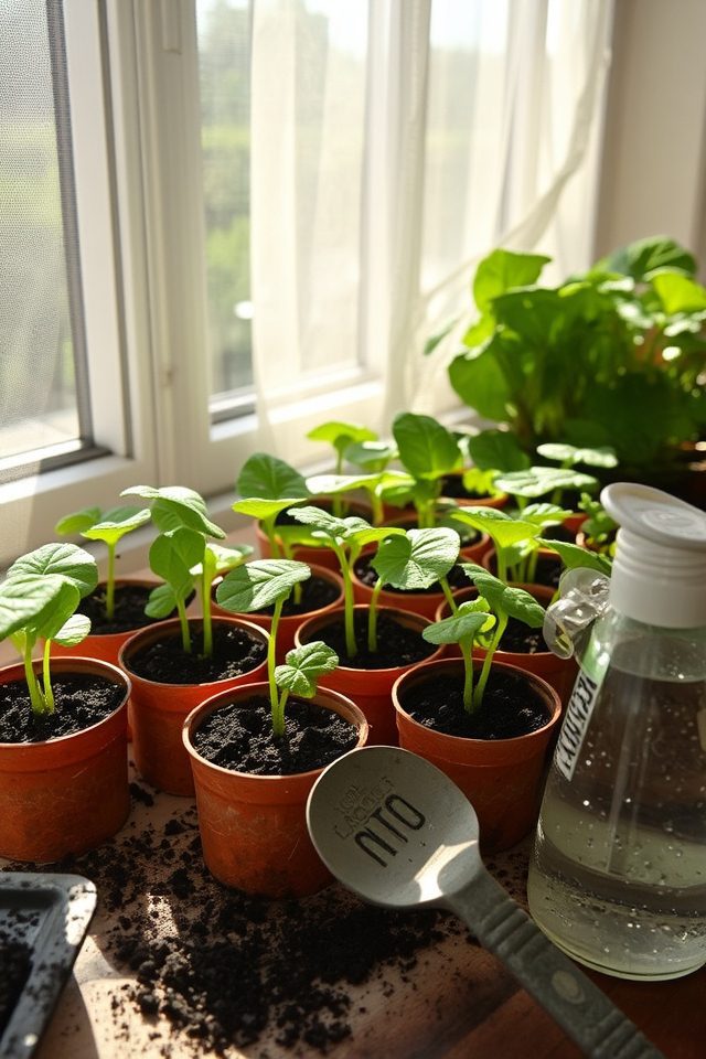 start zucchini seeds indoors