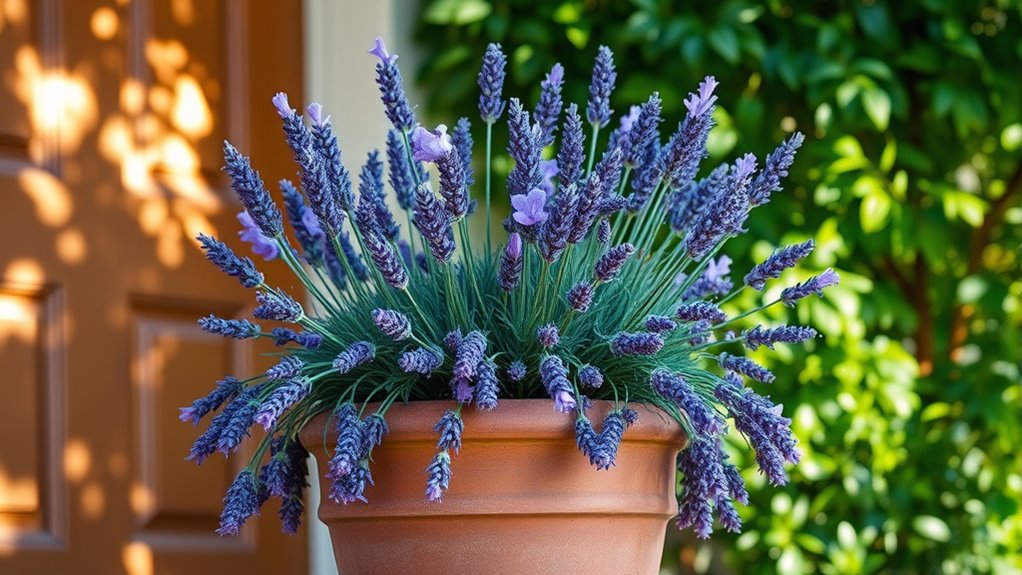 stunning low maintenance potted lavender