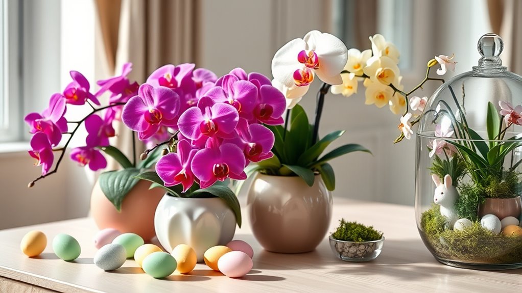 stunning orchid easter displays