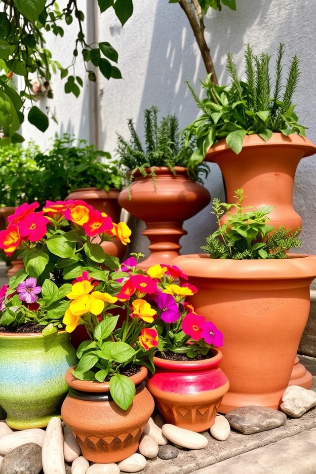 stylish functional mini garden decor