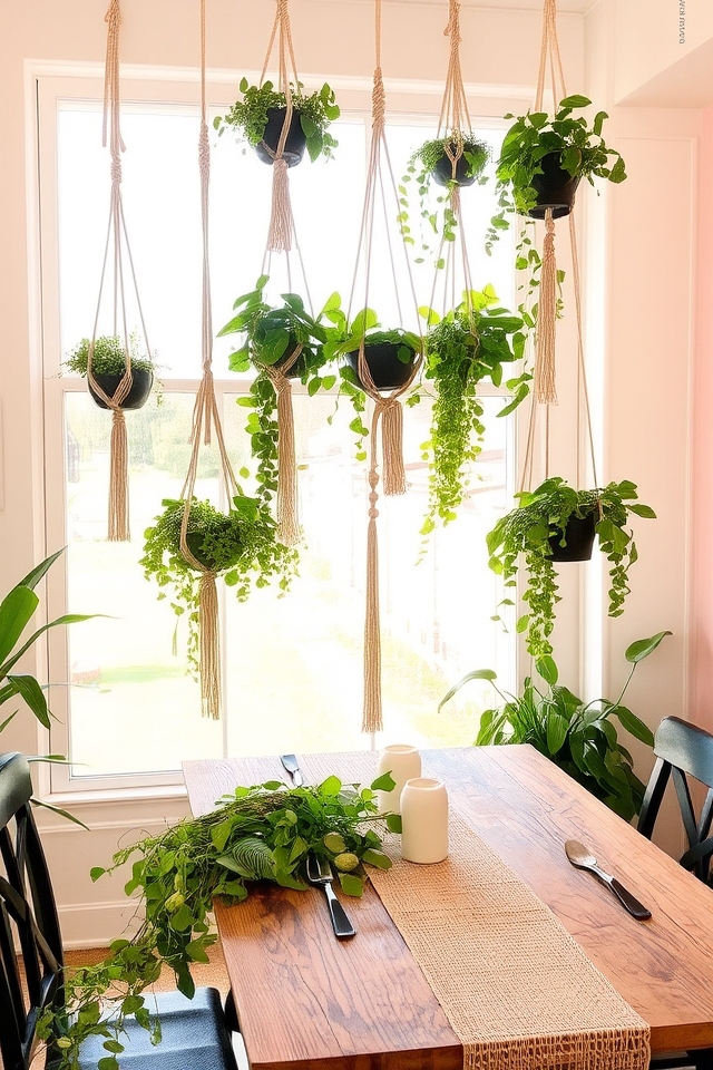 stylish greenery accent decor