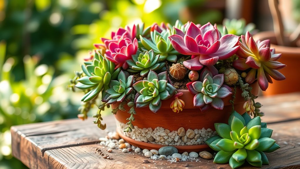 stylish low maintenance succulent arrangements