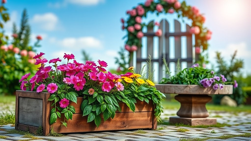 stylish space maximizing garden troughs