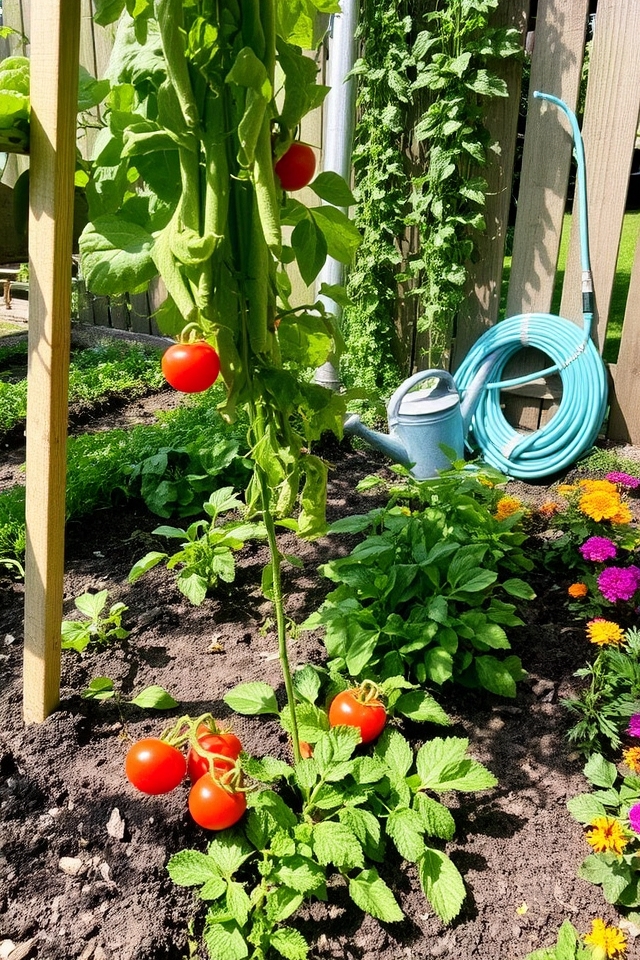 sunlight drainage accessibility irrigation
