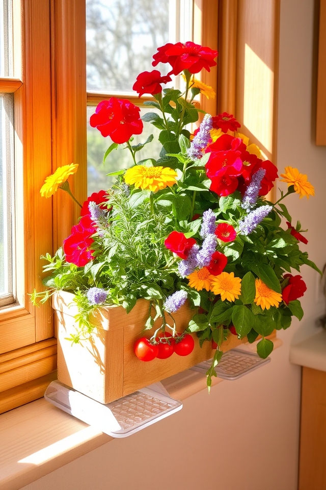 sunny spots vibrant mini oasis
