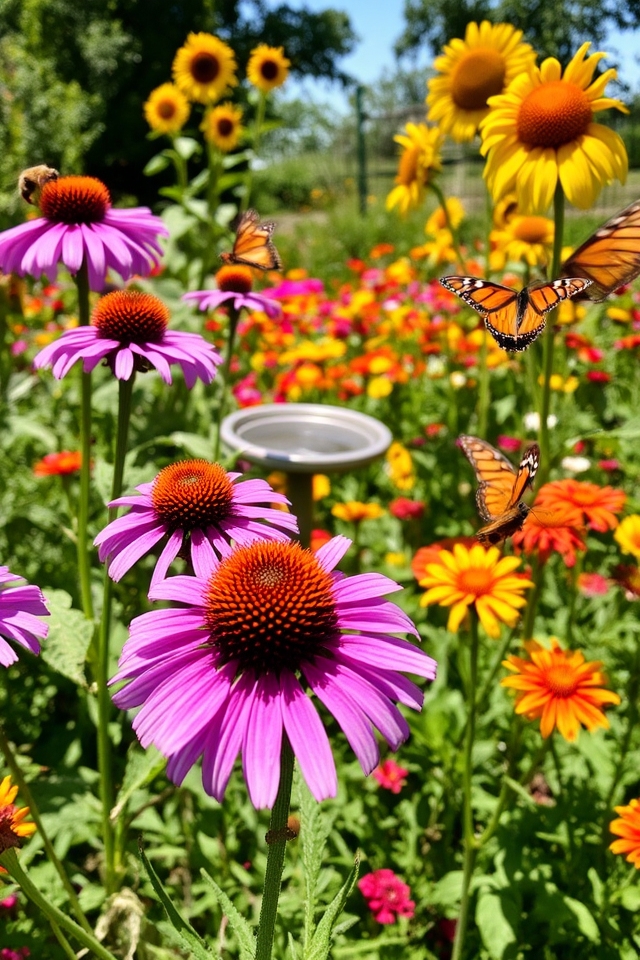 support biodiversity with flowers