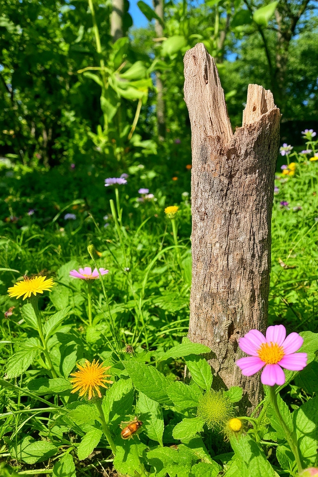 support biodiversity with snags