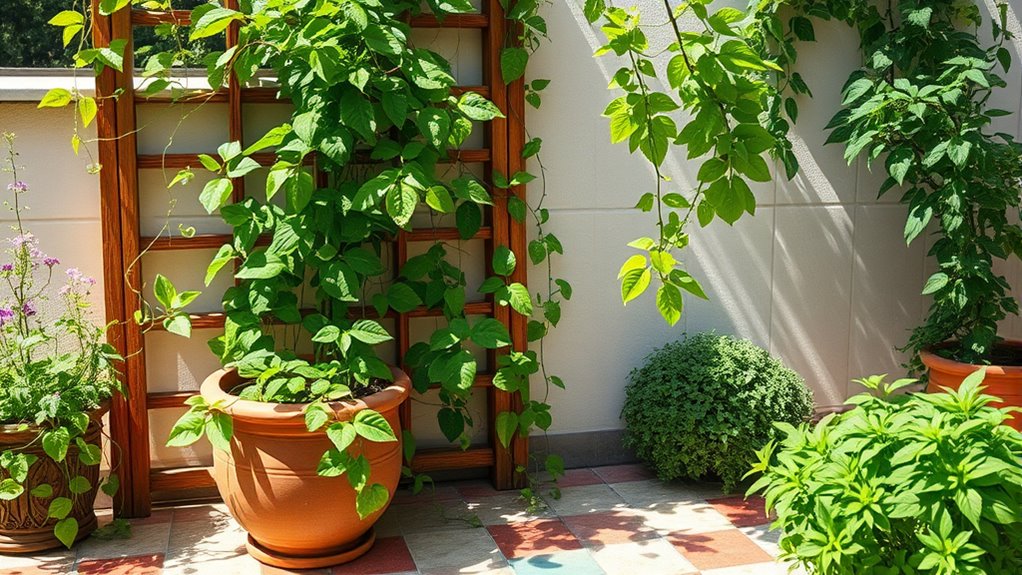 support climbing plants effectively