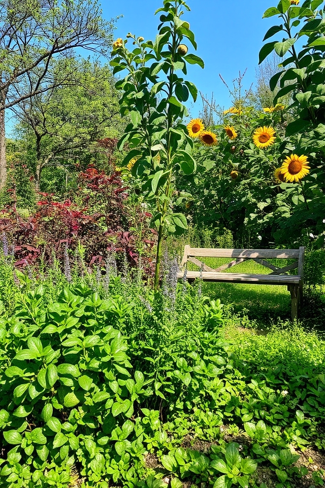 sustainable layered plant ecosystem