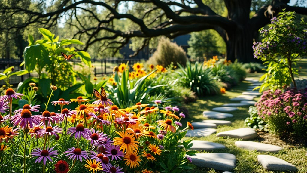 sustainable native plant garden