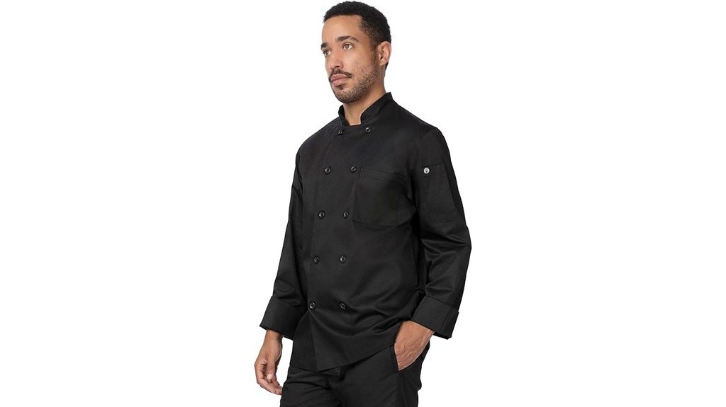 sustainable unisex chef coat