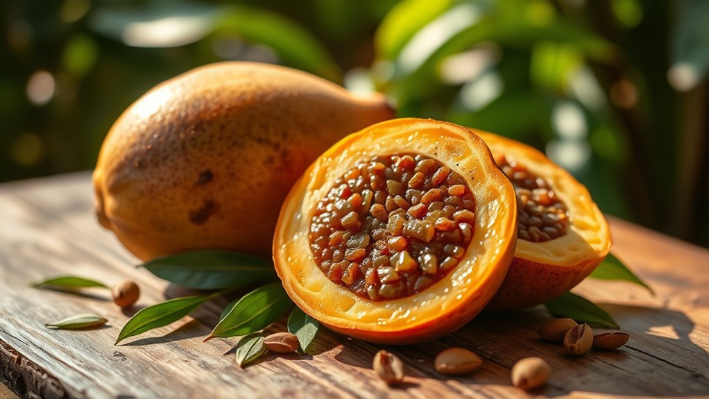 sweet nutritious tropical fruit