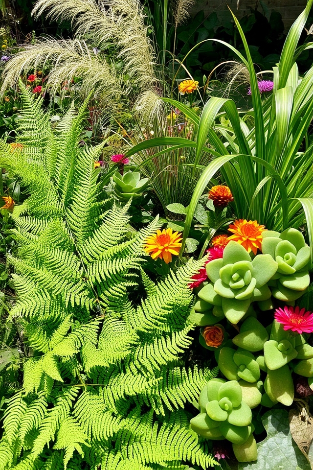 textural plant combinations enhance aesthetics