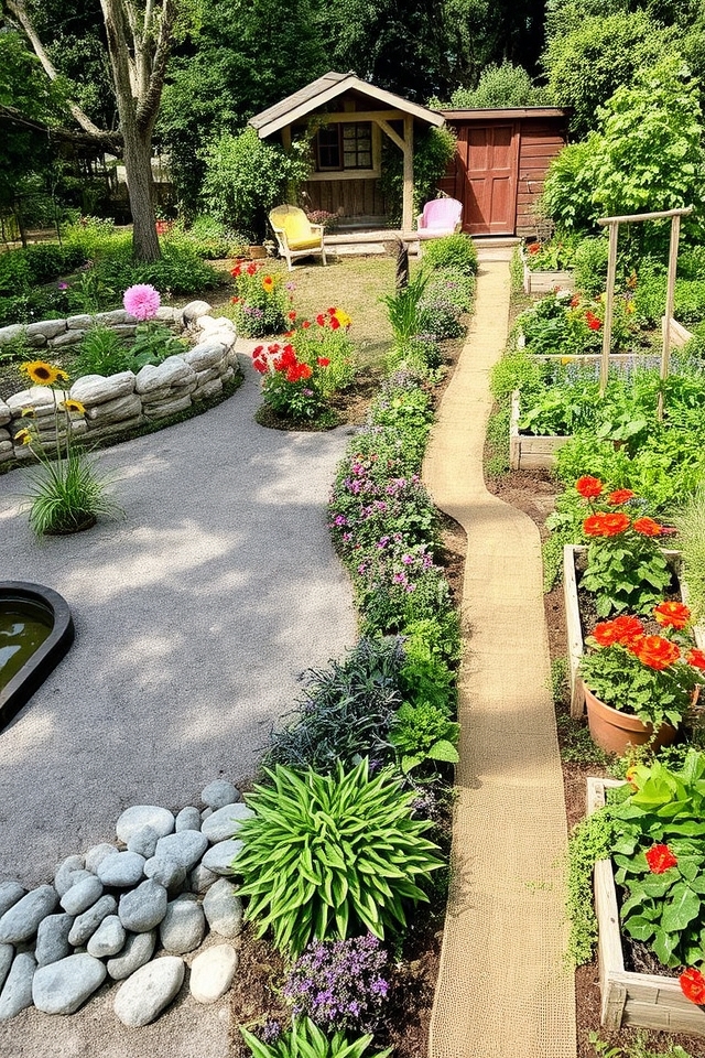 themed garden zone creation
