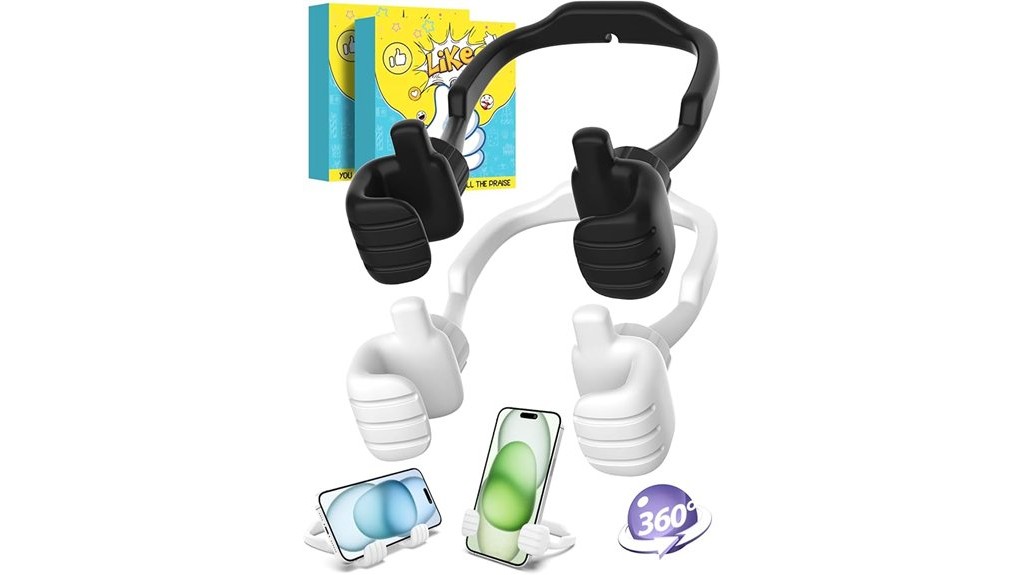 thumbs up phone holder