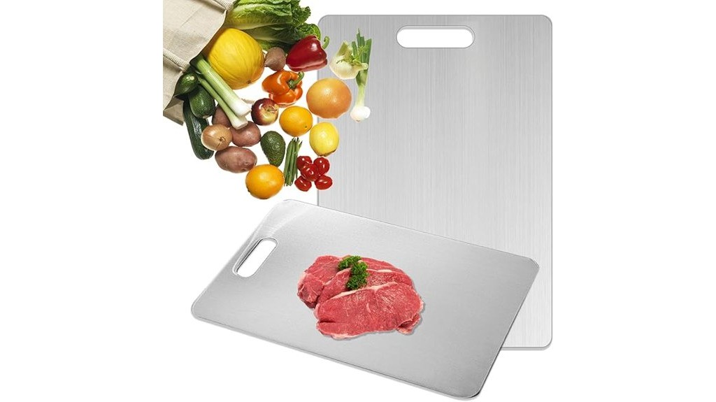 titanium cutting board size