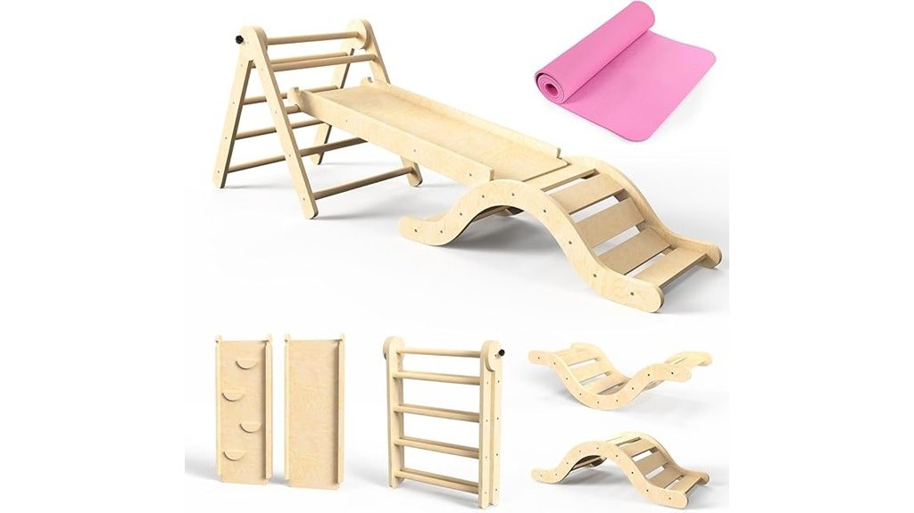 toddler climbing toys set