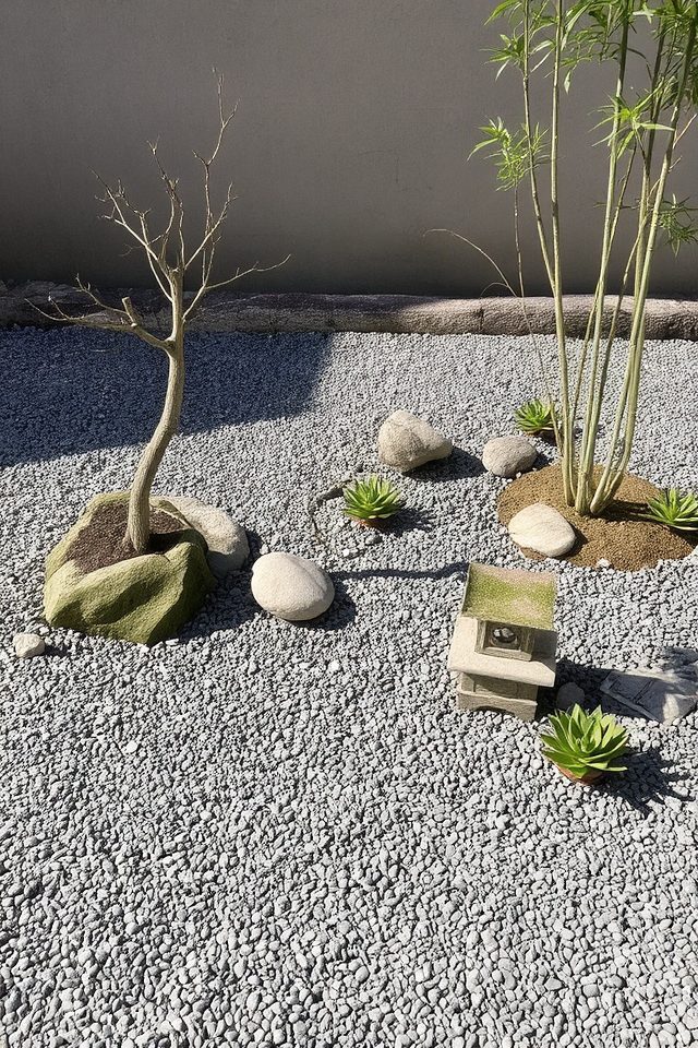 tranquil japanese rock gardens