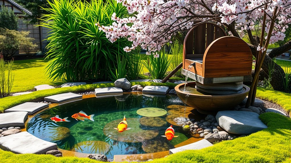 tranquil small water feature