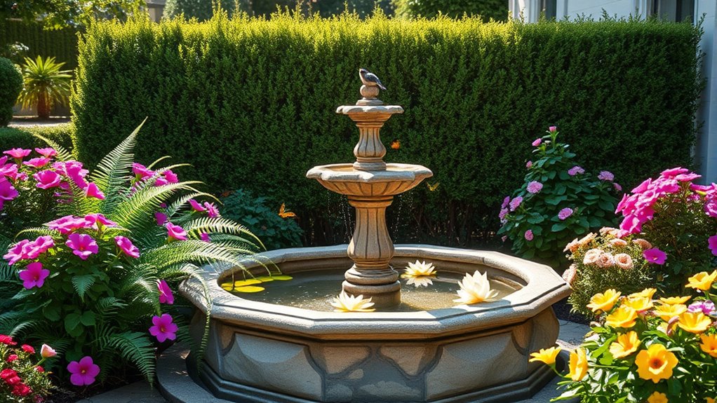 tranquil water feature enhancement