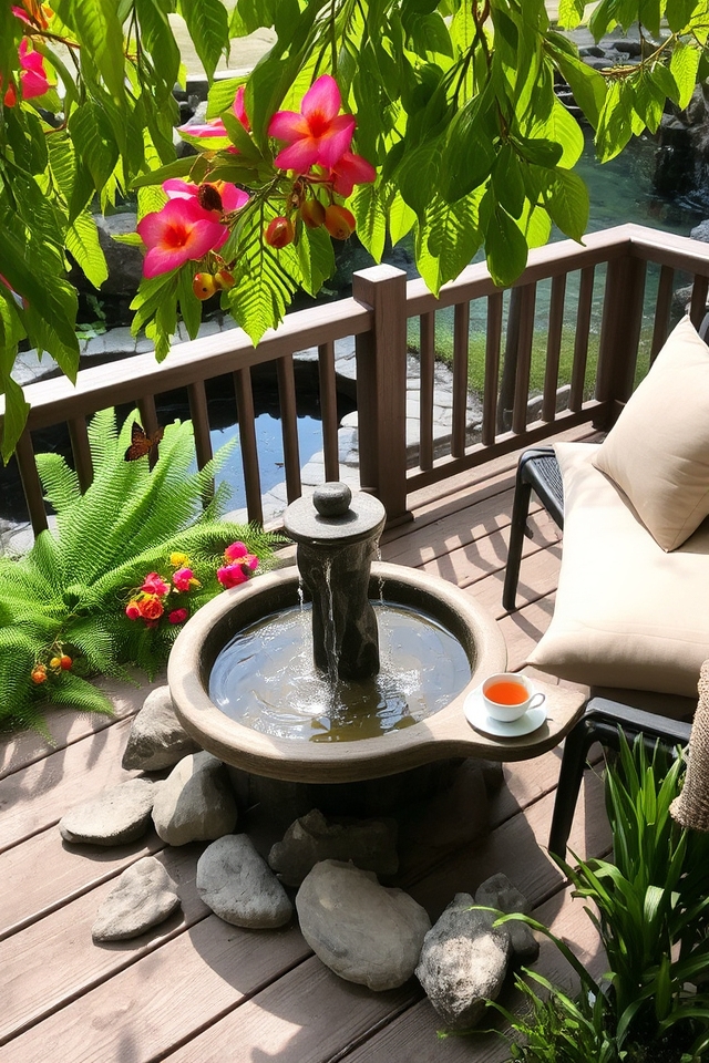 tranquil water features enhance