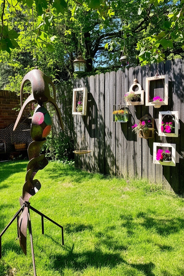 transform backyard with decor