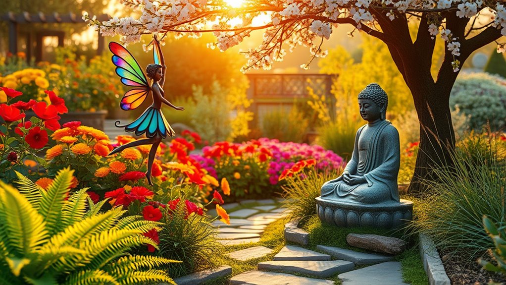 transform garden with art