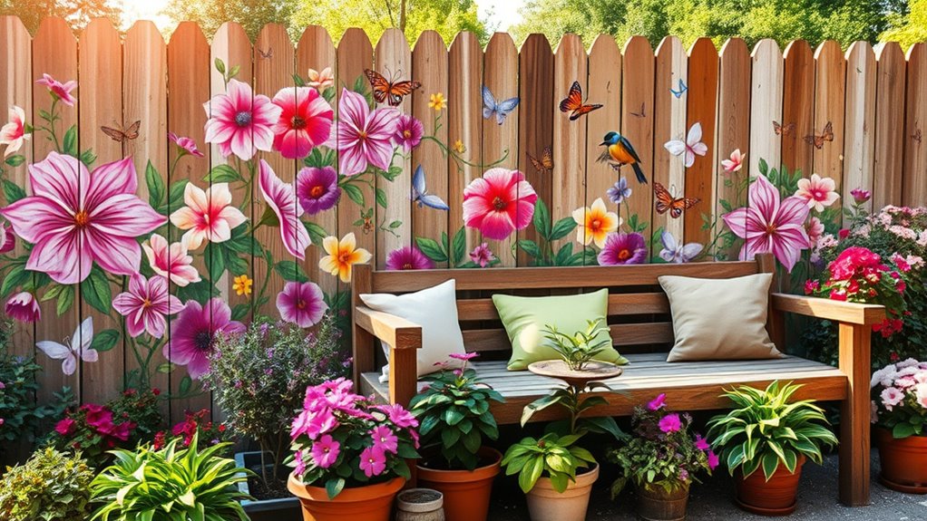 transformative garden mural artistry