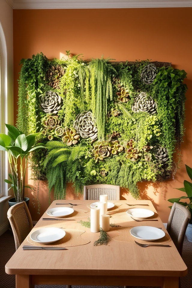 transformative living wall installation