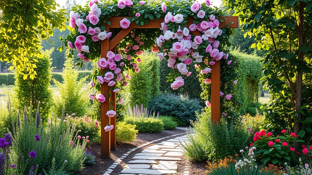 trellis enhances climbing plants