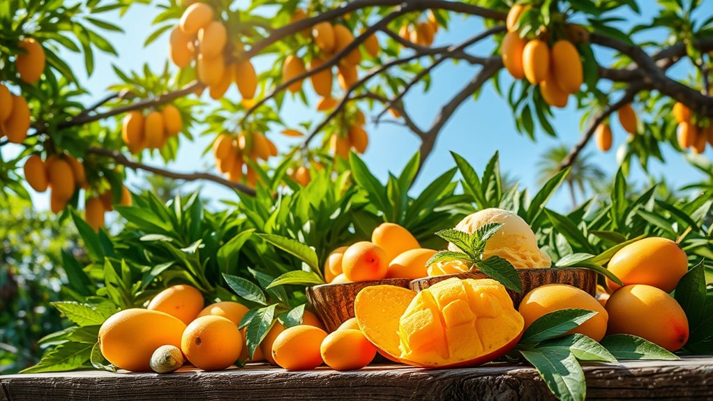 tropical summer mango indulgence