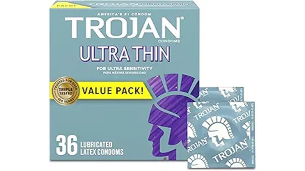 ultra thin condom pack