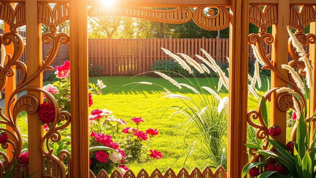 unique decorative fencing designs