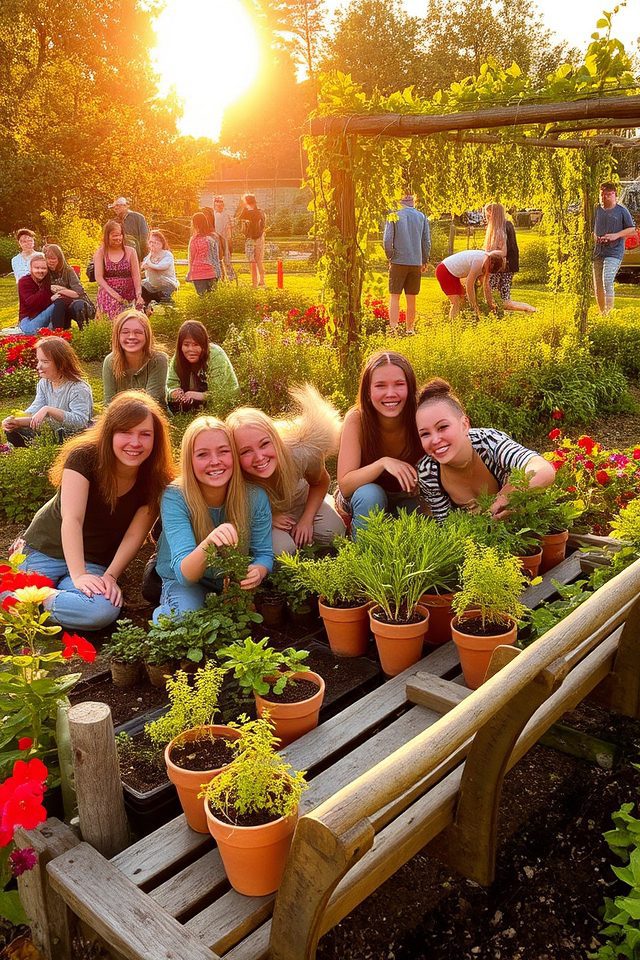 unity through gardening cooperation