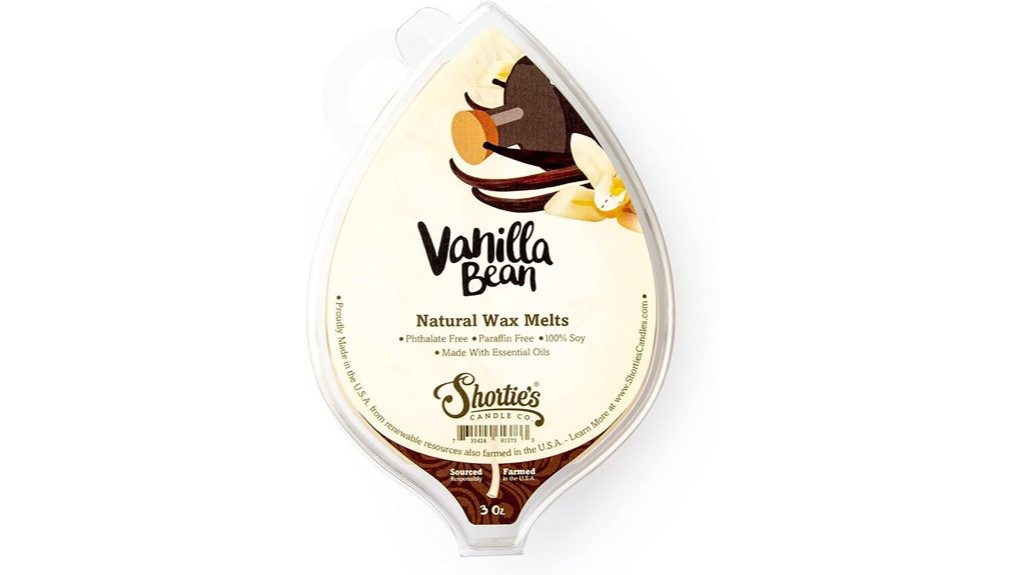 vanilla bean soy wax melts