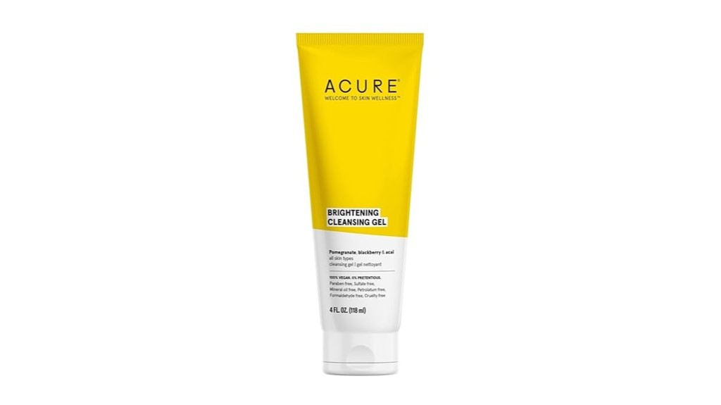 vegan brightening cleansing gel