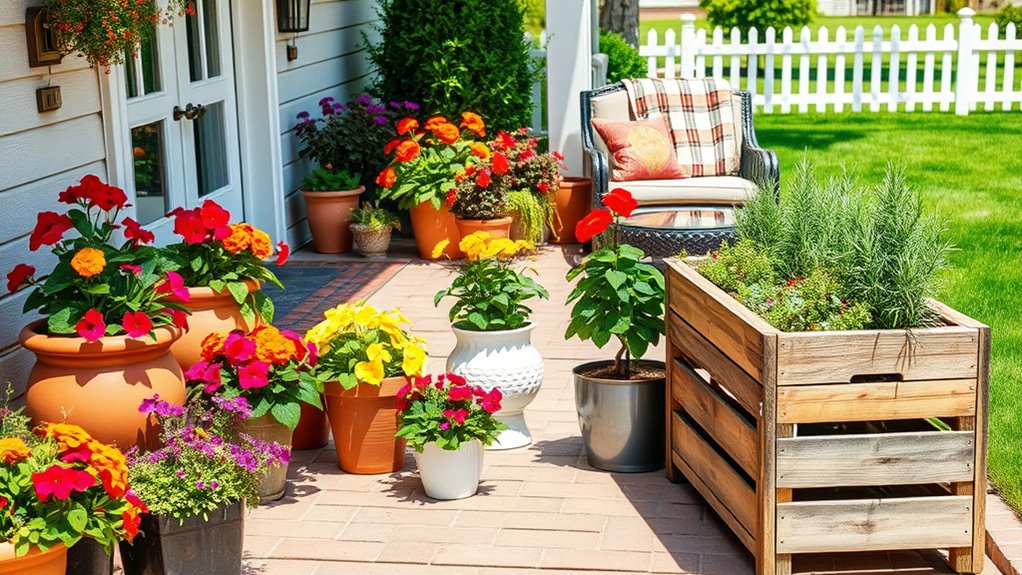 versatile container garden arrangements