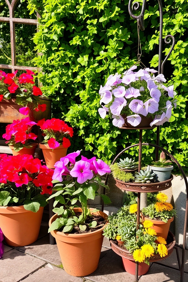 versatile flower garden containers