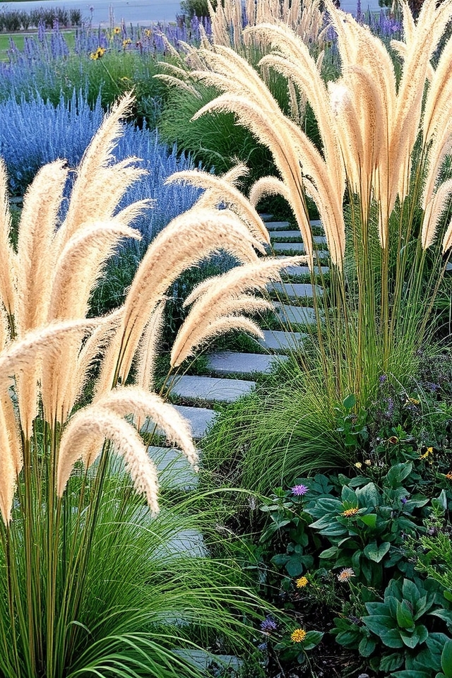 versatile low maintenance garden grasses