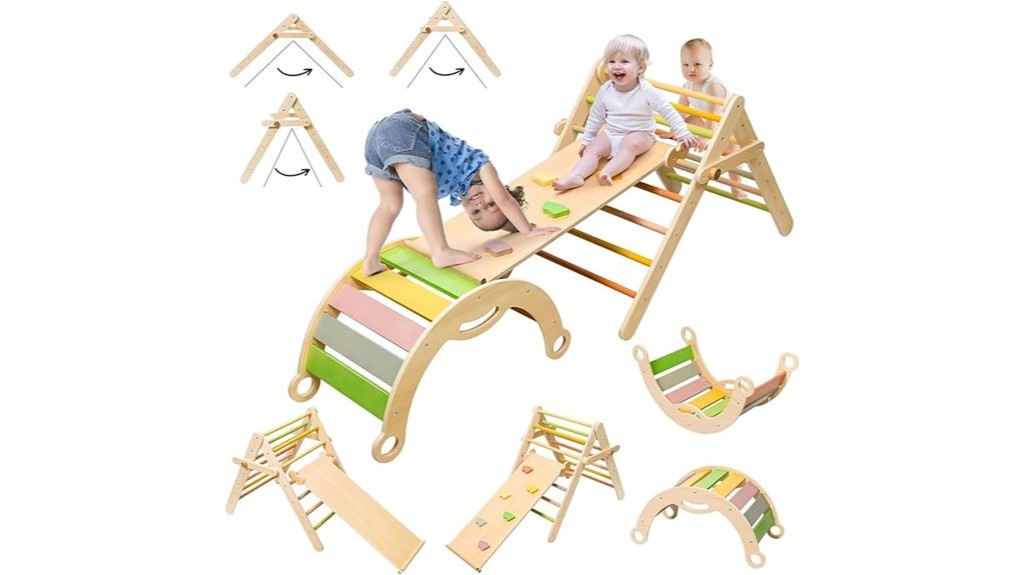 versatile toddler climbing set
