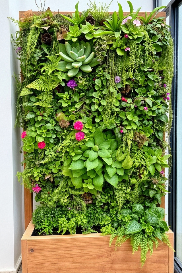 vertical garden for urban spaces