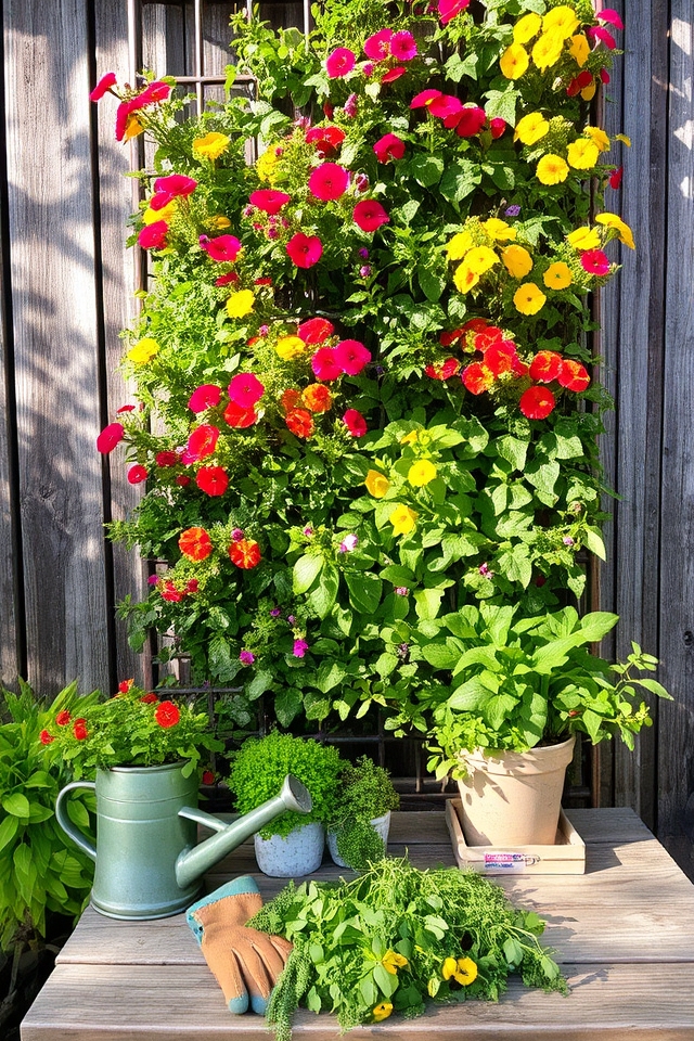 vertical garden front enhancements