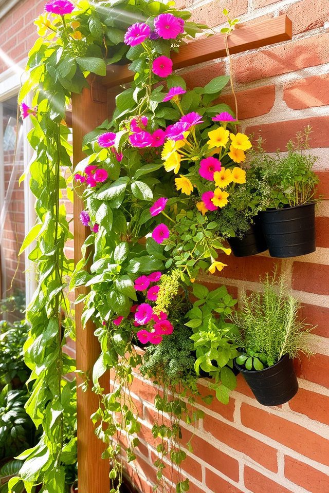 vertical garden space saving solution
