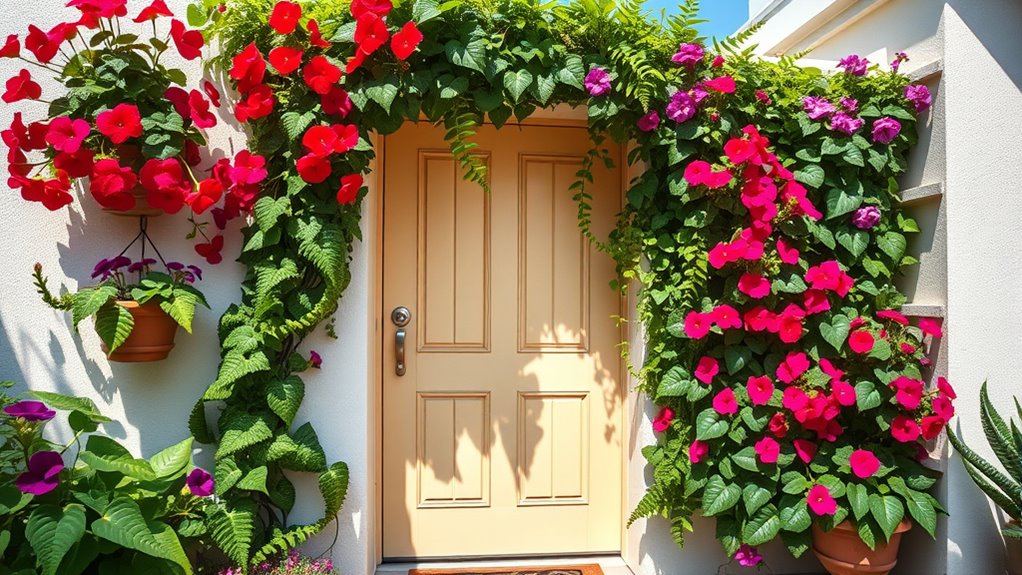 vertical gardening enhances curb appeal
